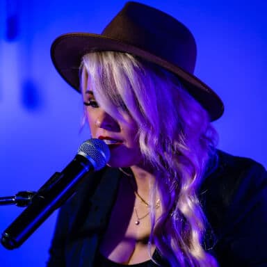 Leah With Mic